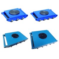Industrial load skates with turntables available in 15T, 18T, 25T and 50T capacities